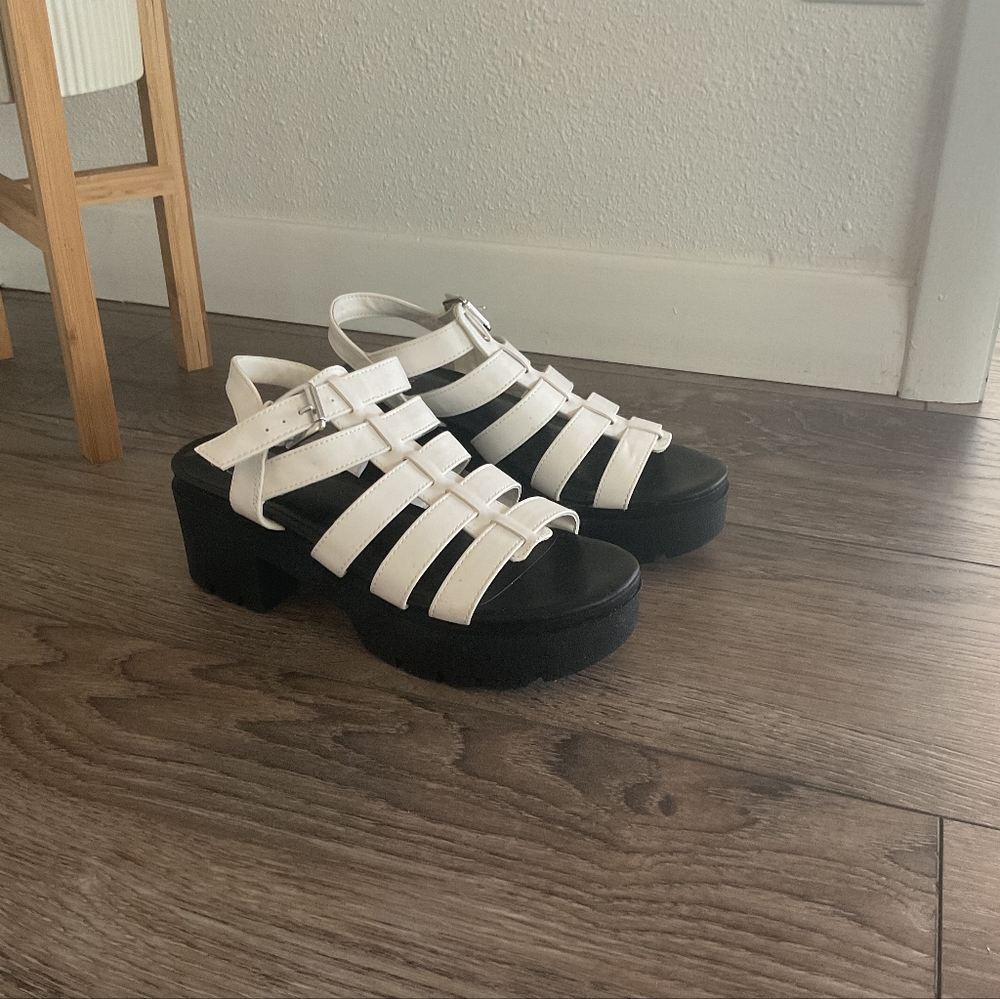 Madden NYC Platform Heeled Sandal